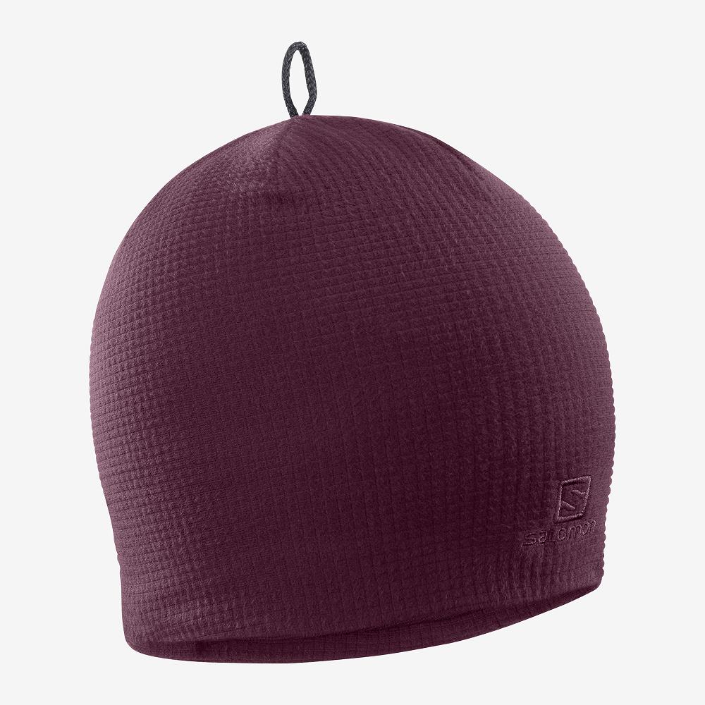 Salomon Singapore Mens Beanie - RS WARM Purple | 96703-ZAJL